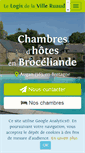 Mobile Screenshot of cap-broceliande.com