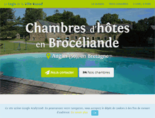Tablet Screenshot of cap-broceliande.com